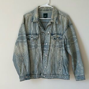 Wild fable printed denim jacket